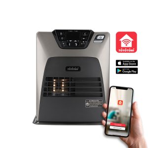 Estufa Laser Wifi 3,2 kW LC-34W Gris Metalico