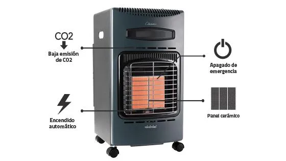 Seguridad estufa a gas