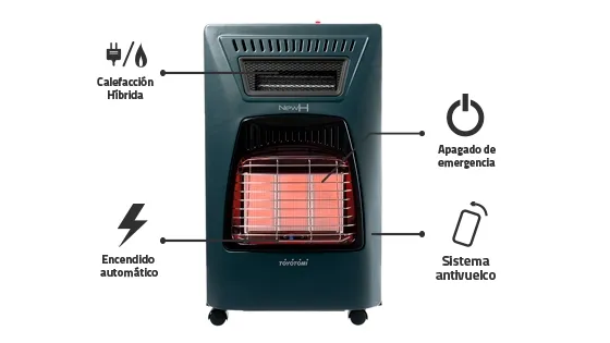 Seguridad estufa a gas