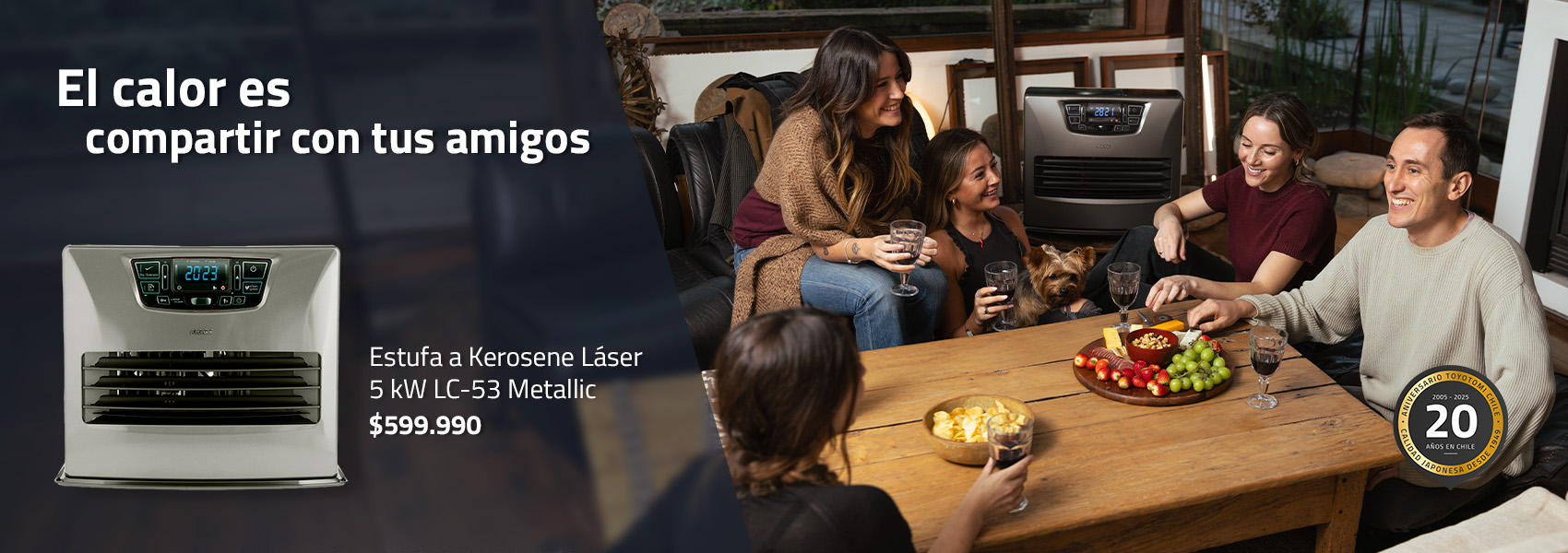 Cápsula Amigos Estufas Láser