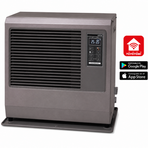 Estufa a Kerosene Tiro Forzado Wi-Fi 9,6 kW Láser-73 Grafito