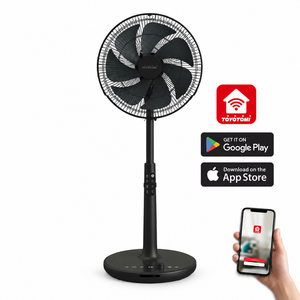 Ventilador de Pedestal Wi-Fi Motor DC 14" VP35-DCW Black